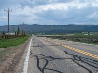 Endless Road in Rural Landscape, Utah, USA