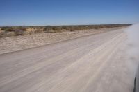 Endless Road on the African Plain in South Africa