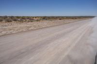 Endless Road on the African Plain in South Africa