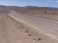 Endless Road in South Africa's Desert Landscape