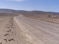 Endless Road in South Africa's Desert Landscape