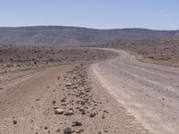 Endless Road in South Africa's Desert Landscape