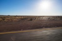 Endless Road Through the African Desert