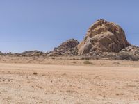 Endless Road Through Arid Desert in South Africa