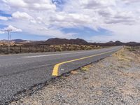 Endless Road Through the African Desert