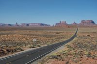 Endless Road Trip through the Red Rock Desert