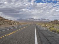 Endless Road in the Utah Highlands: Surrounded by Mountain Landforms