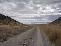 Endless Road in Utah Landscape