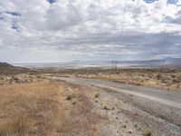 Endless Road with Utah Mountain View