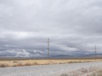 Endless Road Through Utah Prairie