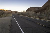 Endless Road Through Utah's Red Rock at Dawn 003