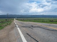 Endless Road Through Utah's Rural Landscape