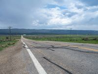 Endless Road Through Utah's Rural Landscape