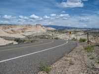 Escalante, Utah: Rural Road Through Breathtaking Landscape