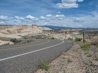 Escalante, Utah: Rural Road Through Breathtaking Landscape