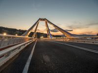 Europe's Bridge: Barcelona Illuminated by Artificial Light