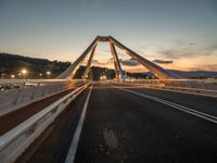 Europe's Bridge: Barcelona Illuminated by Artificial Light