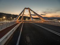 Europe's Bridge: Barcelona Illuminated by Artificial Light