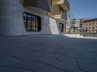 Europe's City Life: Concrete Walls and Pavers