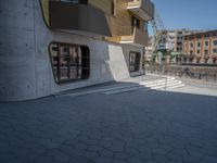 Europe's City Life: Concrete Walls and Pavers