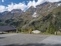 Europe: Clear Sky Road and Nature Landscape