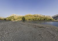 Europe Coastal View of Mountainous Terrain 002