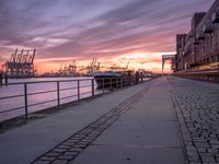Dock Pier Harbor in Hamburg, Europe