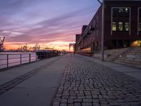 Dock Pier Harbor in Hamburg, Europe