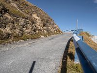 Nature in Europe: Grassy Road on a Sunny Day