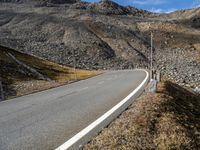 Road through Europe's Highland: Nature and Terrain