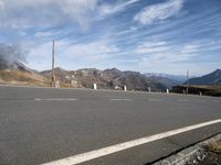 European Highland Road Surrounded by Nature