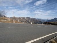 European Highland Road Surrounded by Nature