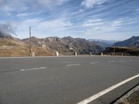 European Highland Road Surrounded by Nature