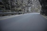 Highway in Europe: Snowy Views in Switzerland