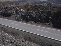 Mountain Pass in Europe: Clear Sky and Rugged Landscape