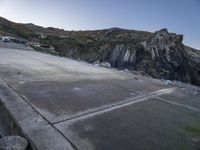 Europe's Mountain Slope under a Clear Sky