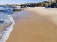 Aerial View of Coastal Landscape in Europe - Portugal