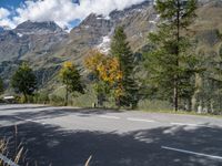 Scenic European Road in the Daytime with Mountains and Nature