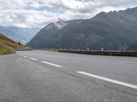 Scenic Europe Road with Armco Barrier Guard Rail