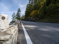 Scenic Road in Europe: Surrounded by Trees and Nature