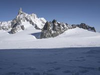 European Alps Winter Mountain Landscape 001