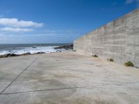 European Beach: Coastal Wall in Porto, Portugal