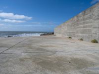 European Beach: Coastal Wall in Porto, Portugal