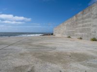 European Beach: Coastal Wall in Porto, Portugal