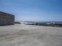 European Beach Day: Clear Sky on the Coastline