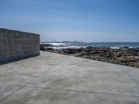 European Beach Day: Clear Sky on the Coastline