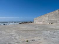 European Beach in Portugal: Cloudy Sky Over the Ocean