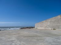 European Beach in Portugal: Cloudy Sky Over the Ocean