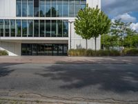 European Business District: Shadows on Asphalt Roads