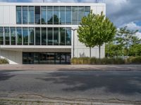 European Business District: Shadows on Asphalt Roads